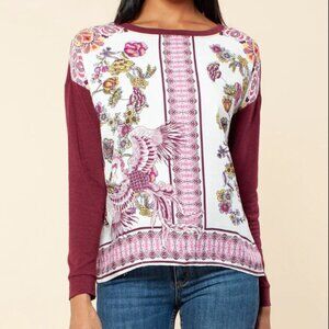 Hale Bob Mixed-Media Nina Top